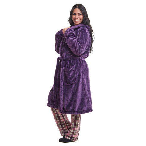 Snuggs Blanket Robe Deep Violet